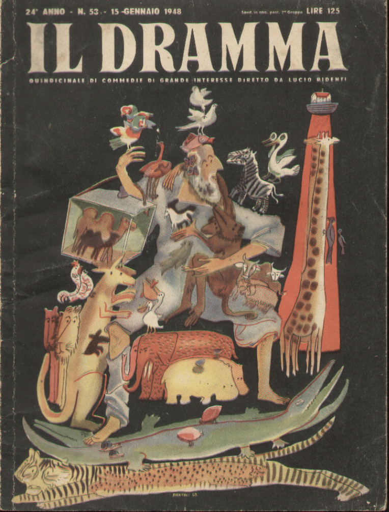 DRAMMA | IL magazine side cover Issue 53 15 January 1948