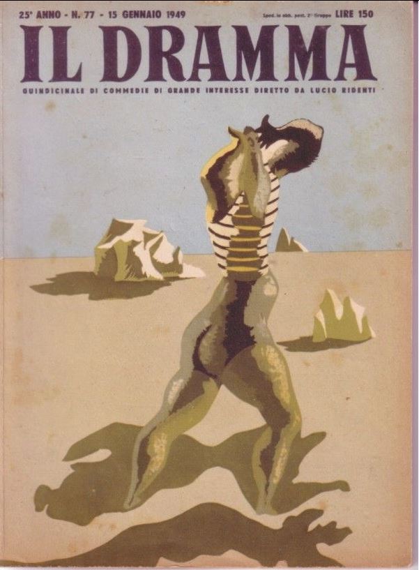 DRAMMA | IL magazine side cover Issue 77 15 January 1949