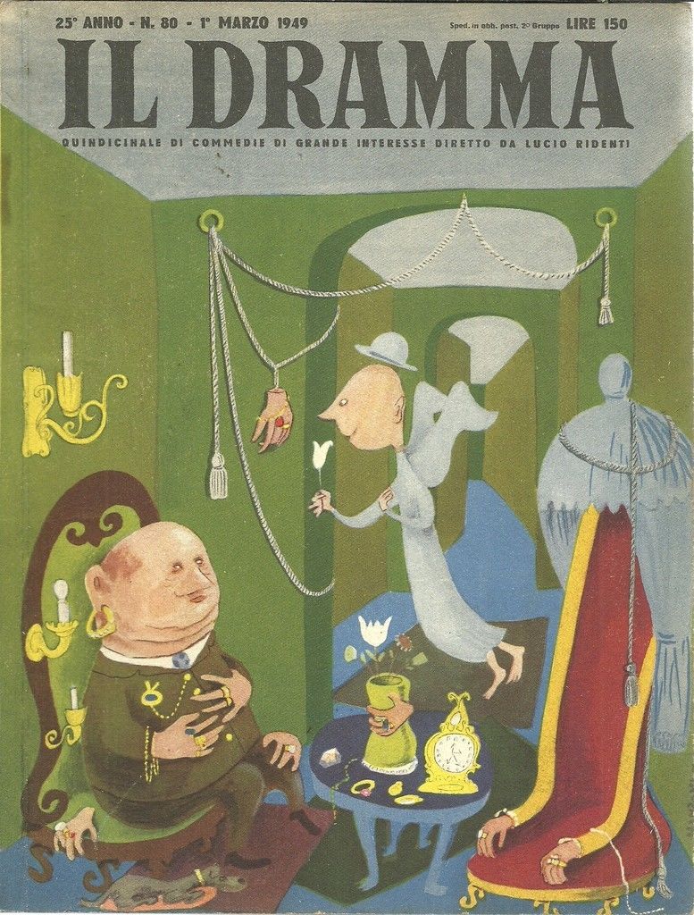 DRAMMA | IL magazine side cover Issue 80 1 March 1949