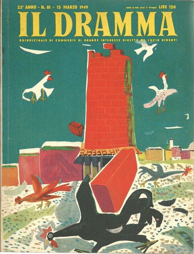 DRAMMA | IL magazine side cover Issue 81 15 March 1949