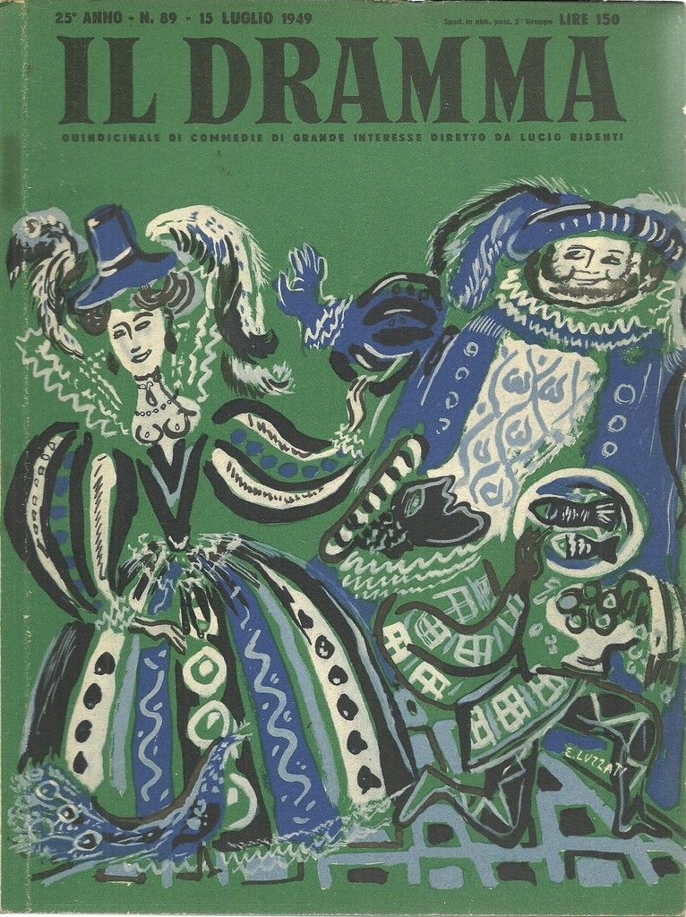 DRAMMA | IL magazine side cover Issue 89 15 July 1949