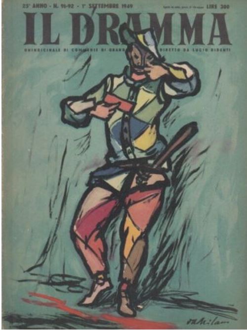 DRAMMA | IL magazine side cover Issue 91/92 1 September 1949