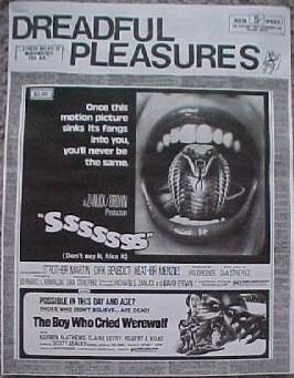 DREADFUL PLEASURES magazine side cover Issue 5  