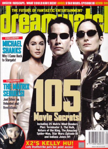 DREAMWATCH magazine side cover Issue 105 June 2003