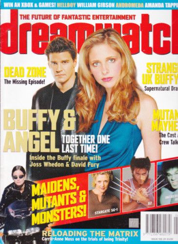 DREAMWATCH magazine side cover Issue 106 July 2003