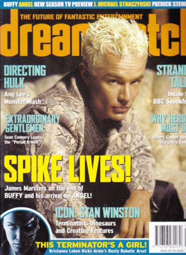DREAMWATCH magazine side cover Issue 107 August 2003