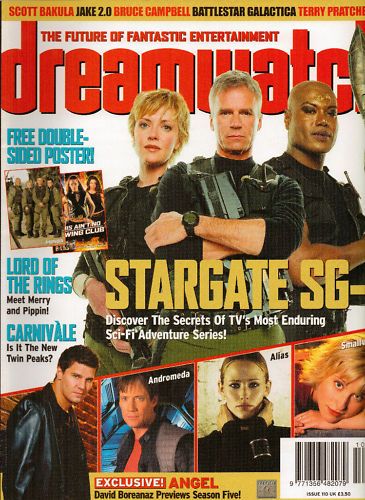 DREAMWATCH magazine side cover Issue 110 November 2003
