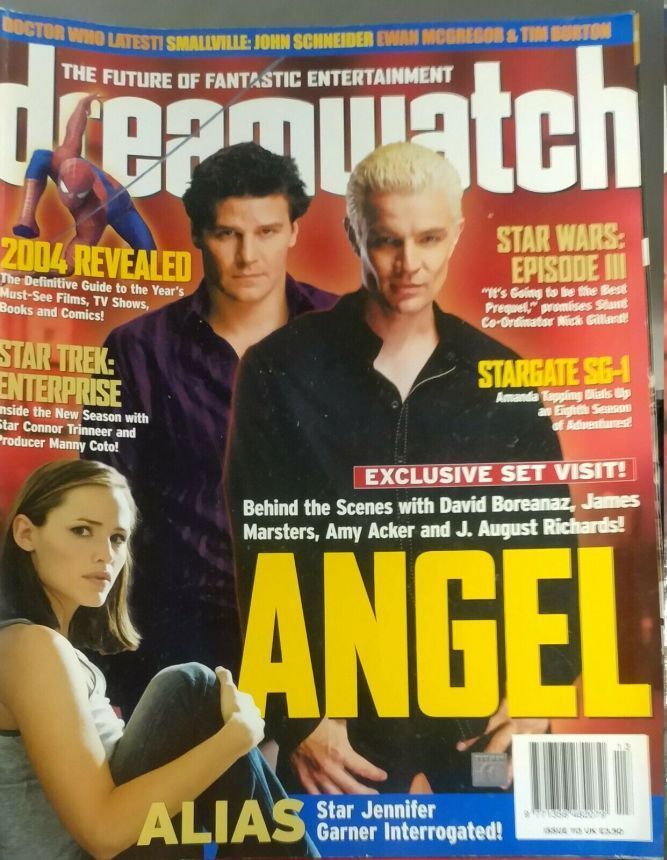 DREAMWATCH magazine side cover Issue 113 February 2004