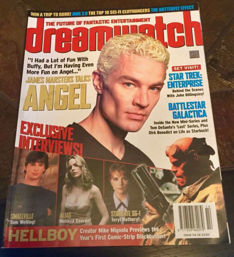 DREAMWATCH magazine side cover Issue 114 March 2004