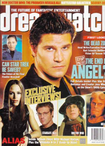 DREAMWATCH magazine side cover Issue 115 April 2004