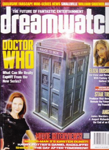 DREAMWATCH magazine side cover Issue 117 June 2004