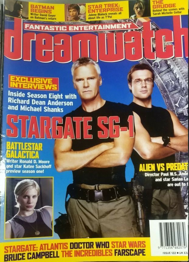 DREAMWATCH magazine side cover Issue 122 November 2004