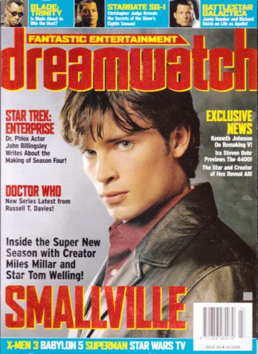 DREAMWATCH magazine side cover Issue 123 December 2004