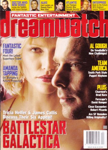 DREAMWATCH magazine side cover Issue 124 January 2005