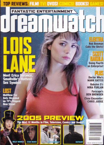 DREAMWATCH magazine side cover Issue 125 February 2005