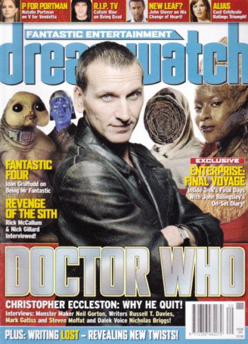 DREAMWATCH magazine side cover Issue 129 June 2005
