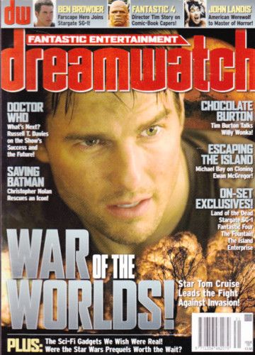 DREAMWATCH magazine side cover Issue 131 August 2005