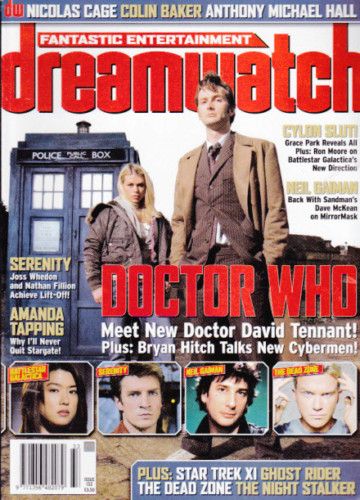 DREAMWATCH magazine side cover Issue 133 October 2005