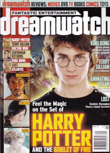 DREAMWATCH magazine side cover Issue 135 December 2005