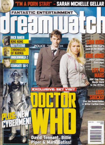 DREAMWATCH magazine side cover Issue 136 January 2006