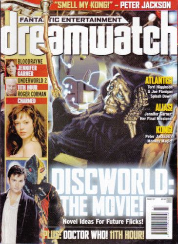 DREAMWATCH magazine side cover Issue 137 February 2006