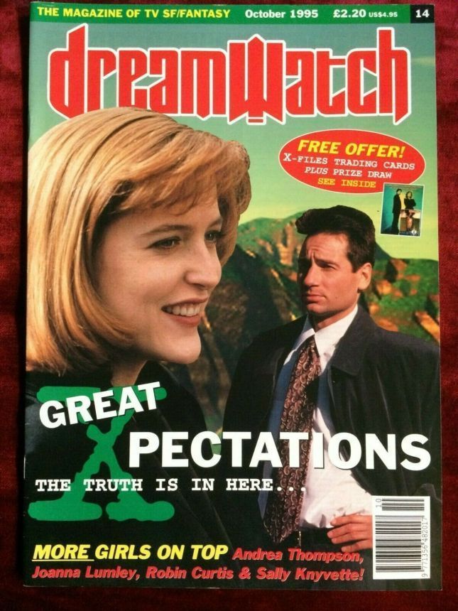 DREAMWATCH magazine side cover Issue 14 October 1995