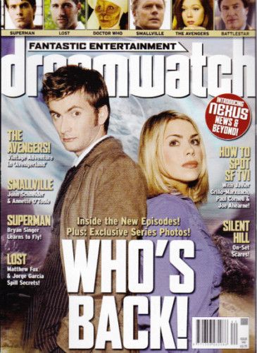 DREAMWATCH magazine side cover Issue 140 May 2006