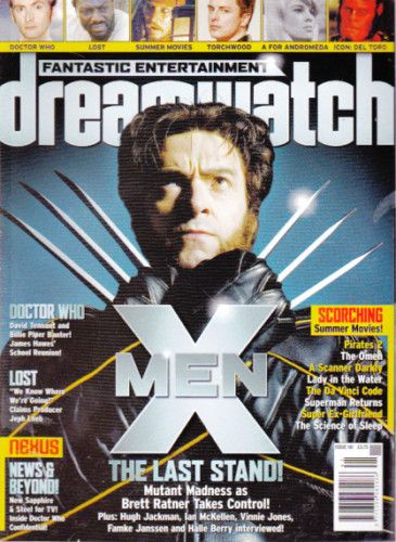 DREAMWATCH magazine side cover Issue 141 June 2006