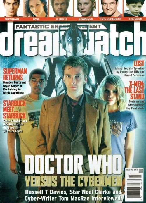 DREAMWATCH magazine side cover Issue 142 July 2006