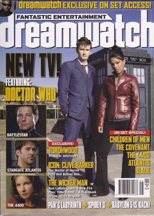 DREAMWATCH magazine side cover Issue 145 October 2006