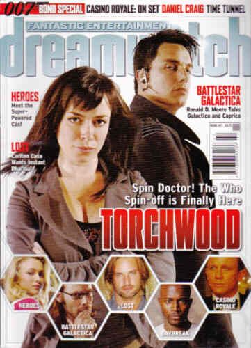 DREAMWATCH magazine side cover Issue 147 December 2006