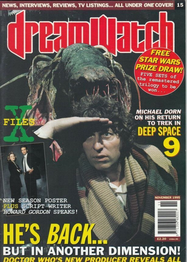 DREAMWATCH magazine side cover Issue 15 November 1995