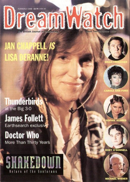 DREAMWATCH magazine side cover Issue 2 November 1994