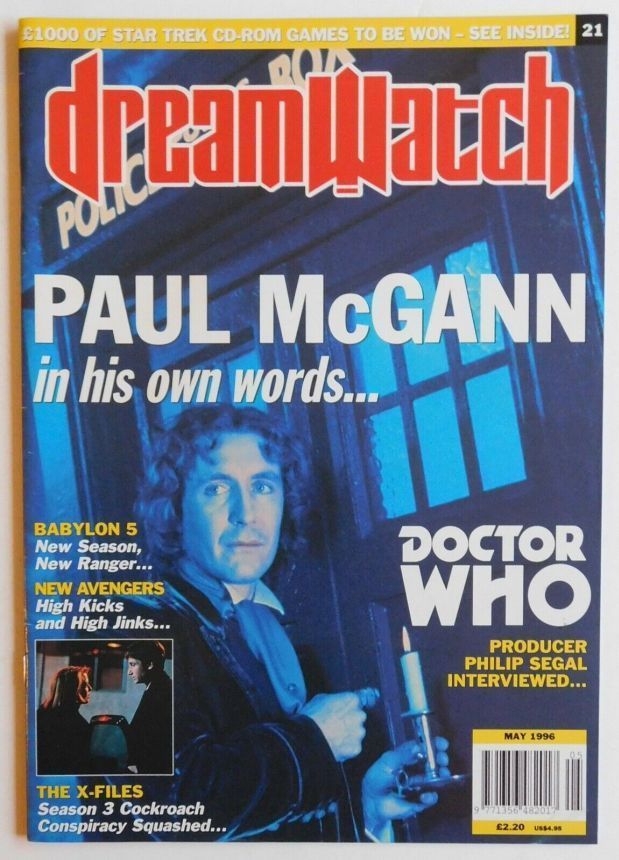 DREAMWATCH magazine side cover Issue 21 May 1996