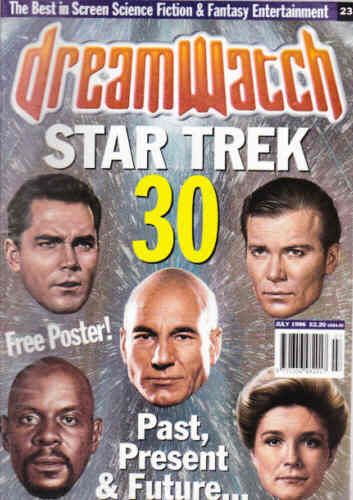 DREAMWATCH magazine side cover Issue 23 July 1996