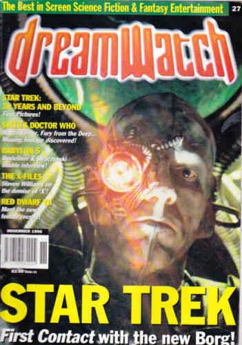 DREAMWATCH magazine side cover Issue 27 November 1996