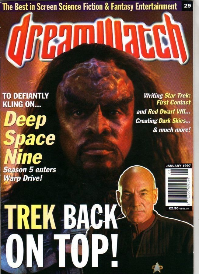 DREAMWATCH magazine side cover Issue 29 January 1997