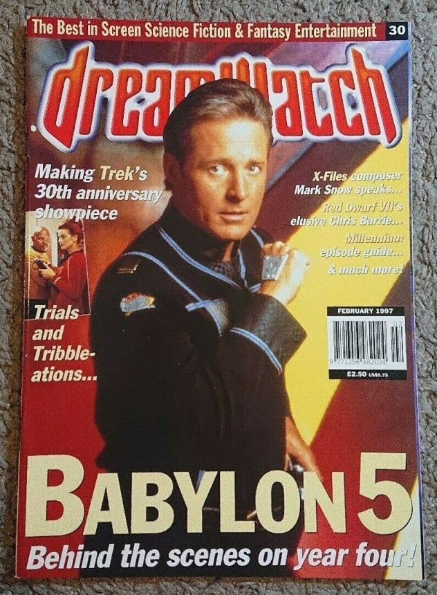 DREAMWATCH magazine side cover Issue 30 February 1997