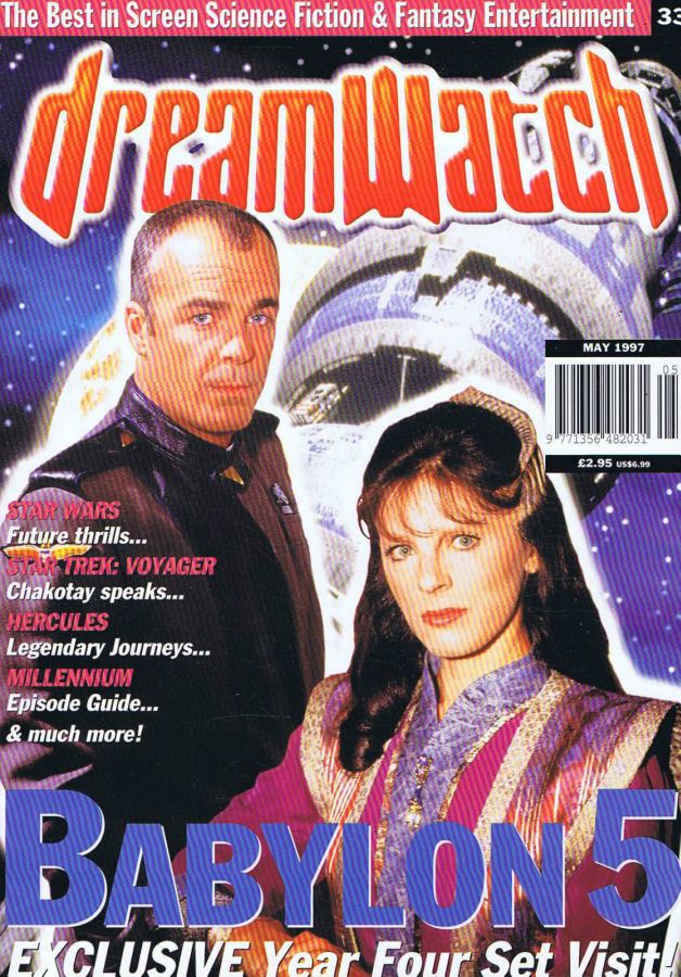 DREAMWATCH magazine side cover Issue 33 May 1997