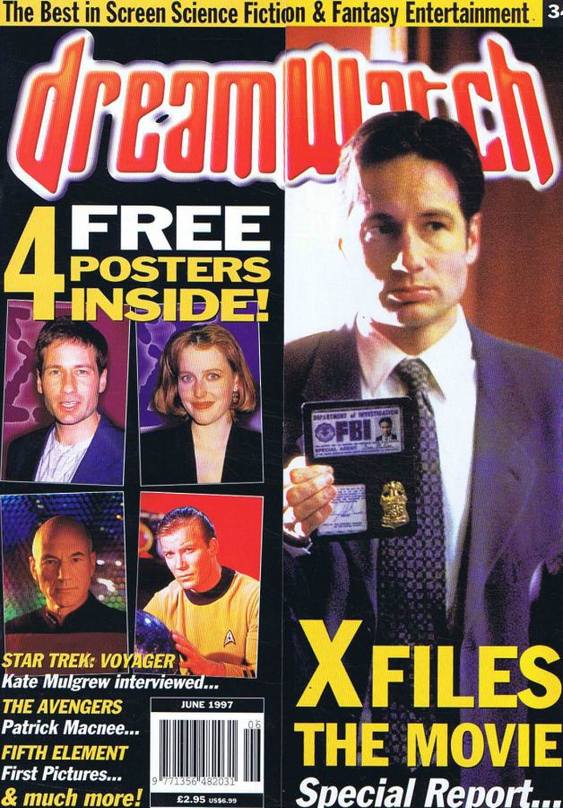 DREAMWATCH magazine side cover Issue 34 June 1997