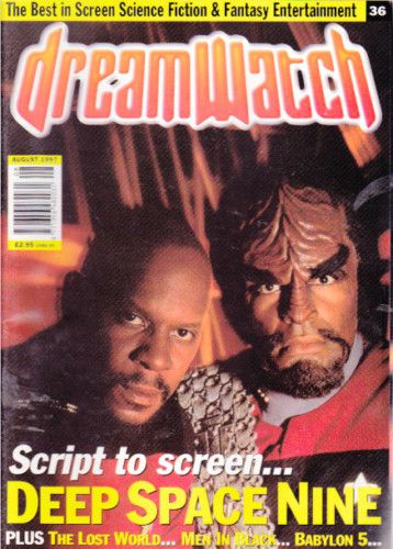 DREAMWATCH magazine side cover Issue 36 August 1997