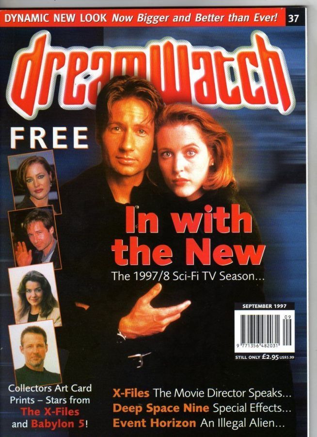 DREAMWATCH magazine side cover Issue 37 September 1997