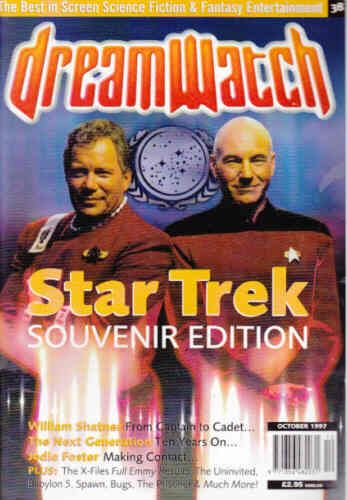 DREAMWATCH magazine side cover Issue 38 October 1997