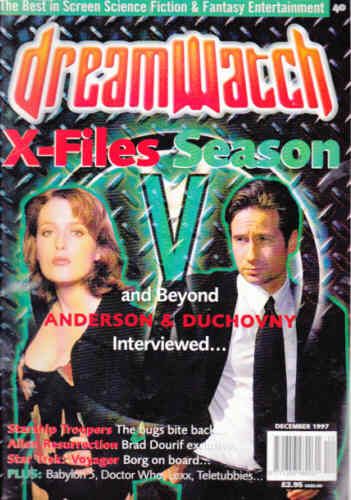 DREAMWATCH magazine side cover Issue 40 December 1997