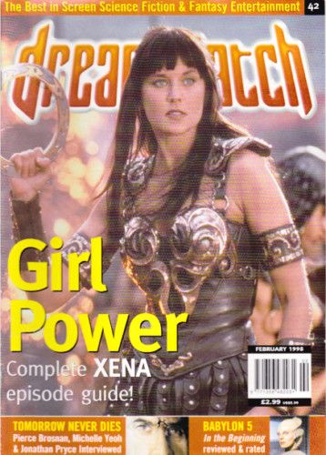 DREAMWATCH magazine side cover Issue 42 February 1998