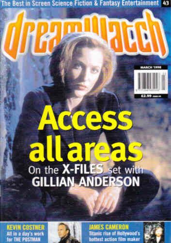 DREAMWATCH magazine side cover Issue 43 March 1998