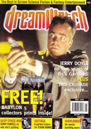 DREAMWATCH magazine side cover Issue 45 May 1998