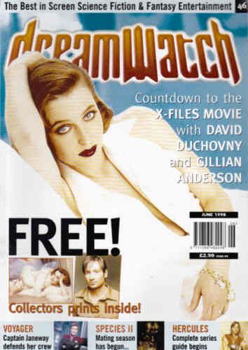 DREAMWATCH magazine side cover Issue 46 June 1998