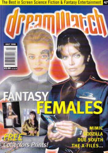 DREAMWATCH magazine side cover Issue 47 July 1998