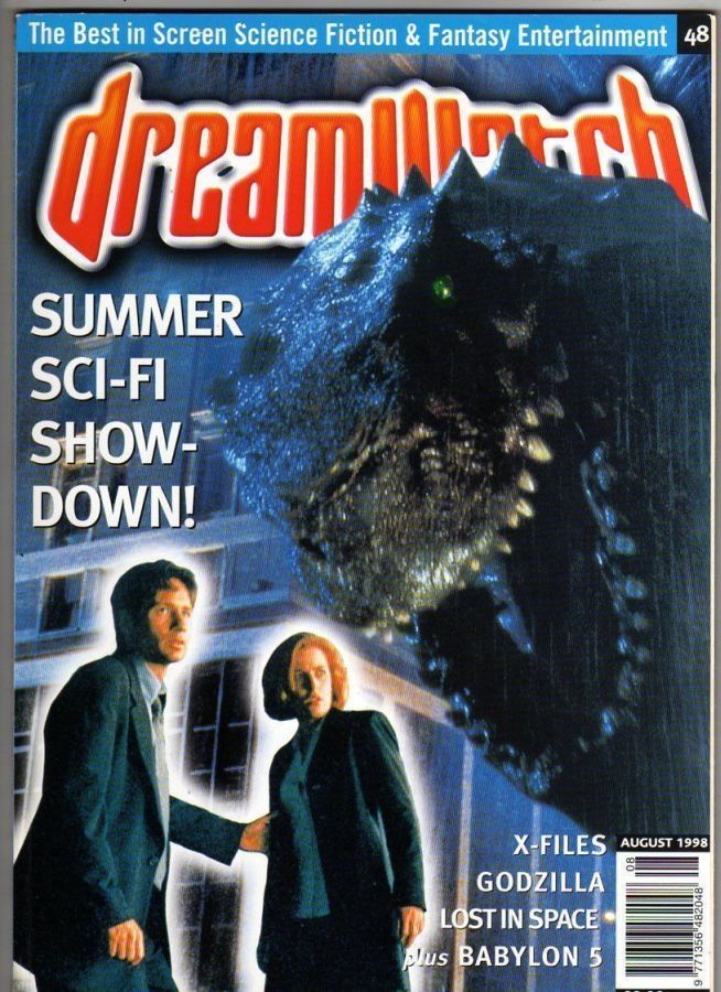 DREAMWATCH magazine side cover Issue 48 August 1998